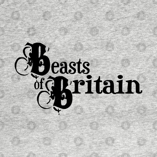 Beasts of Britain (black logo) by SUNKENNAUTILUS